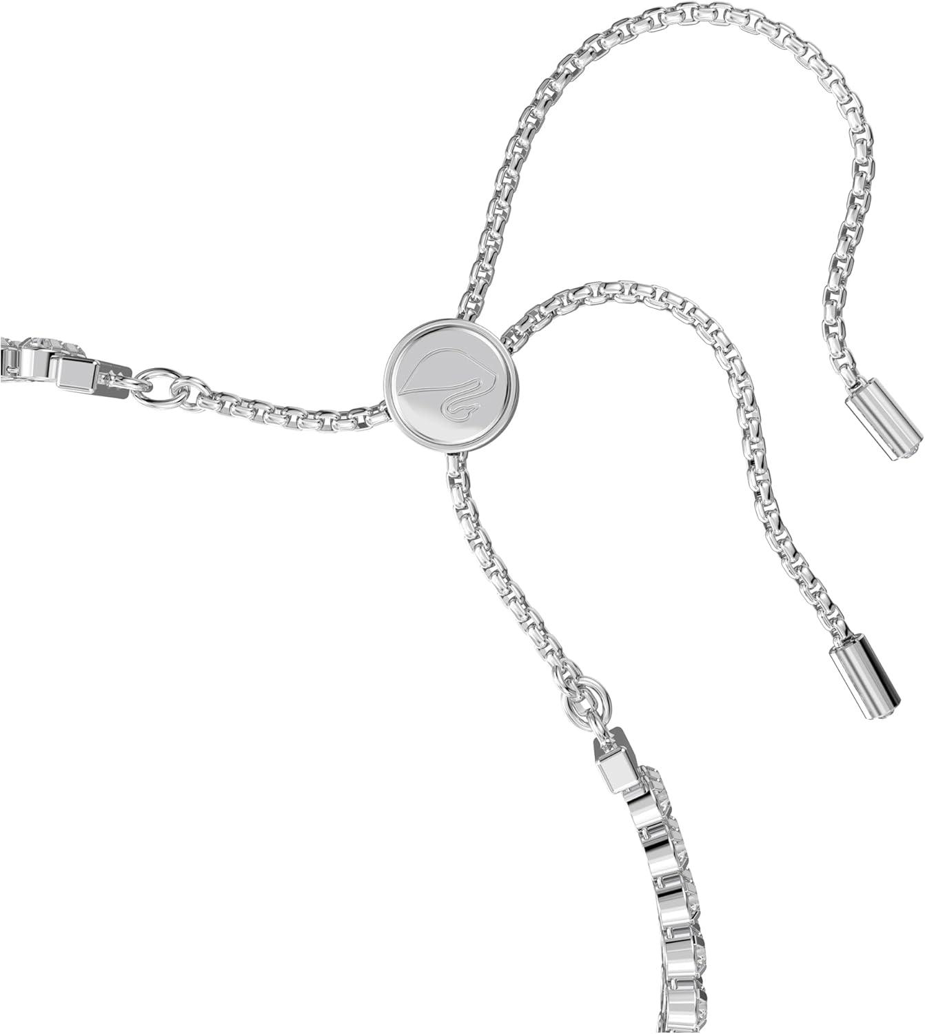 imageSWAROVSKI Subtle Bracelet Jewelry Collection Clear CrystalsRhodium Finish Double Strand