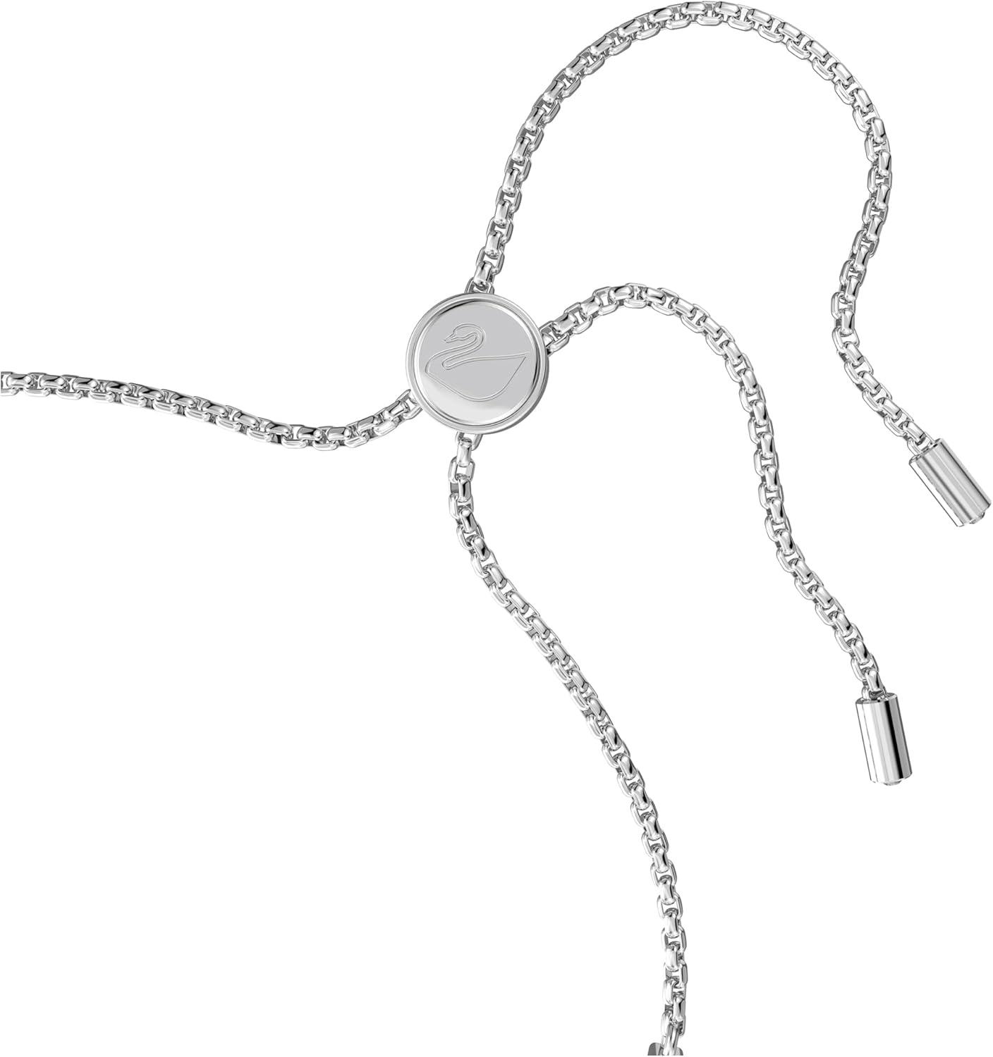 imageSWAROVSKI Subtle Bracelet Jewelry Collection Clear CrystalsRhodium Finish Single Strand