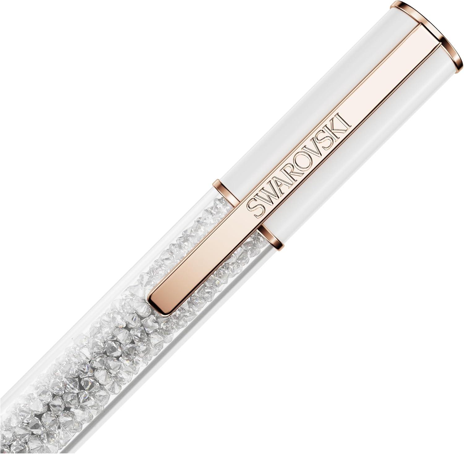 imageSwarovksi Crystalline Lustre ballpoint pen White Rose goldtone platedWhite