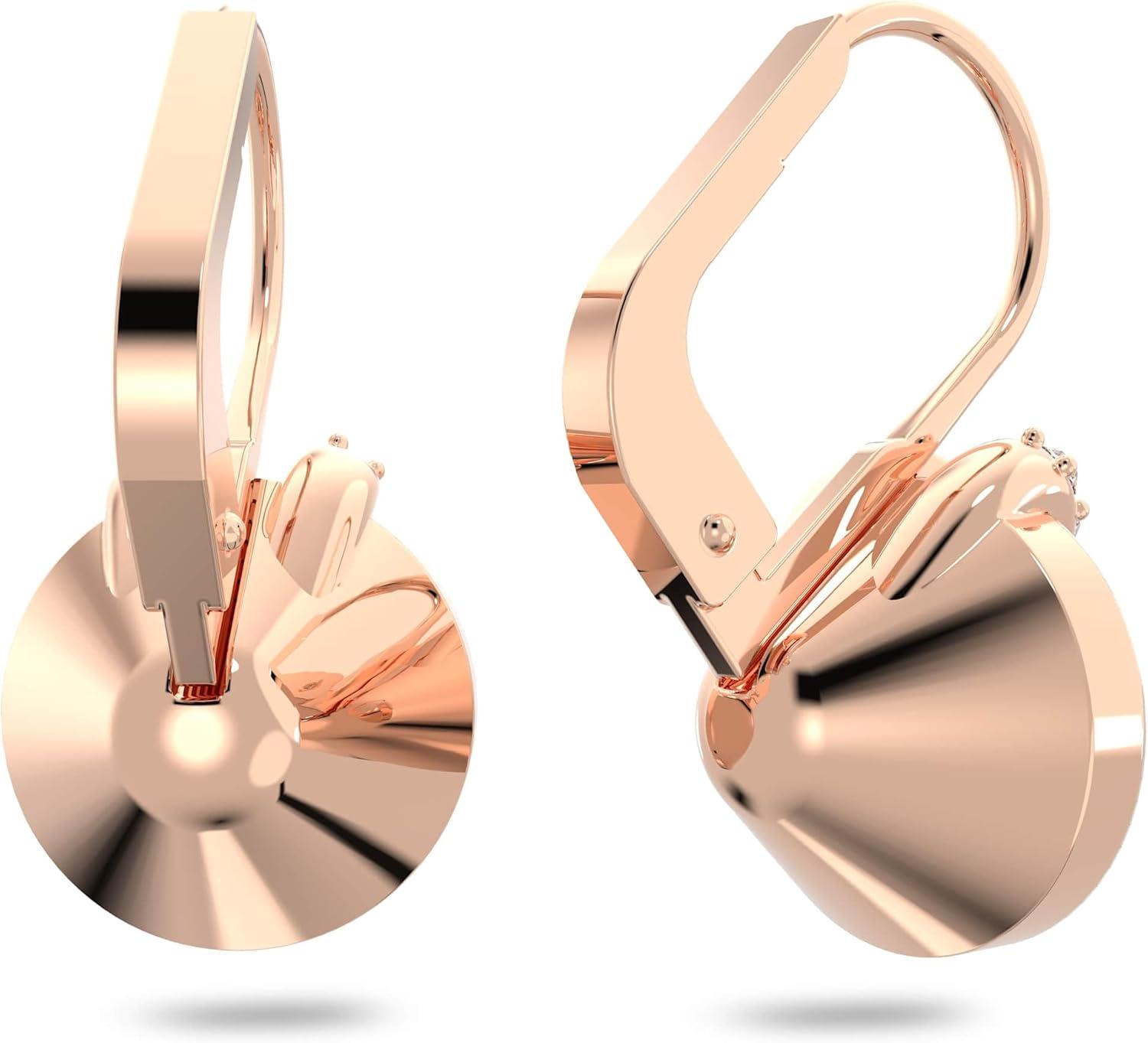 imageSwarovski Bella V Crystal Earrings Grey Yellow Clear Rose Color Crystals Part of the Swarovski Bella V CollectionEarrings Pink Crystals