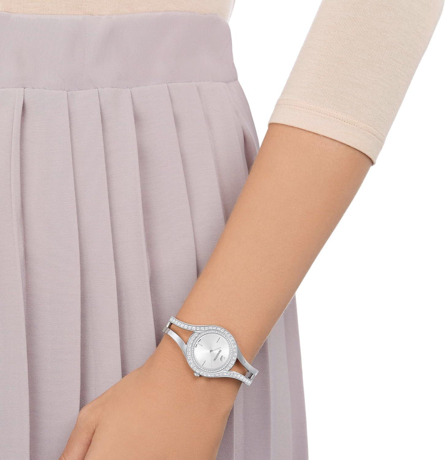 imageSwarovski Crystal Watch Collection Blue Crystals Black Crystals Clear CrystalsEternal