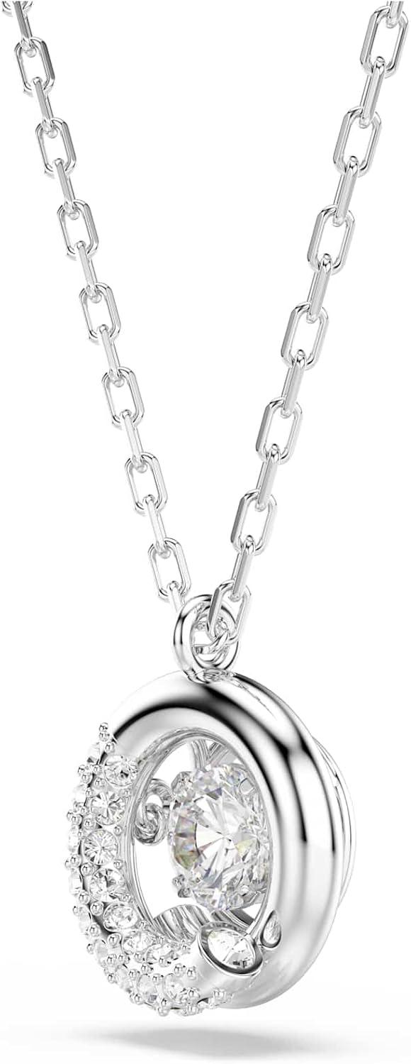 imageSwarovski Dextera pendant Round cut White Rhodium plated