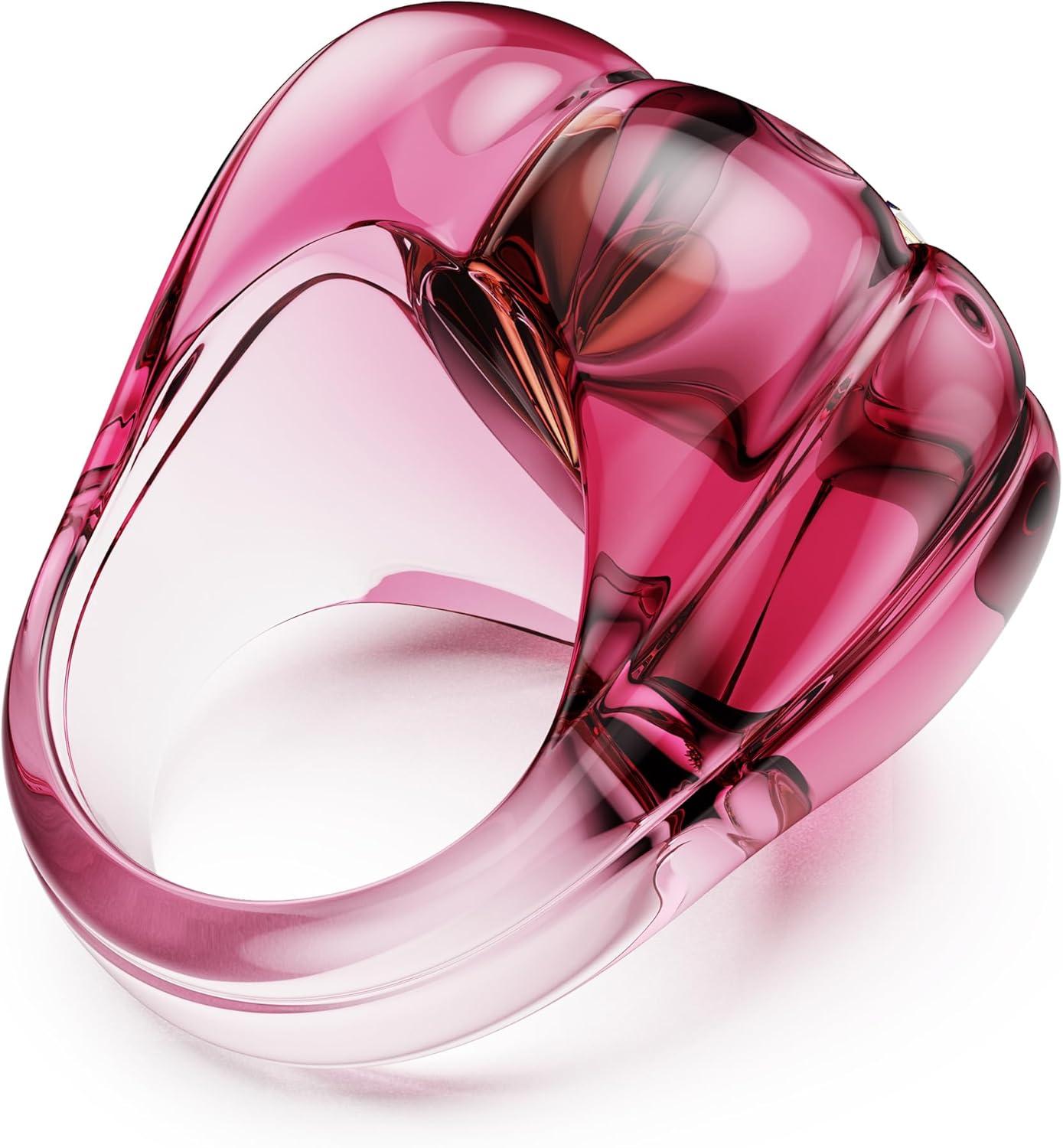 imageSwarovski Dulcis cocktail ring Heart cut Pav Heart Pink Size 6 34