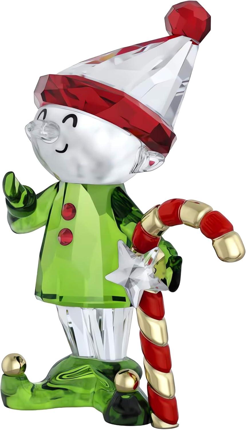 imageSwarovski Holiday Cheers Dulcis Elf and Candy Cane