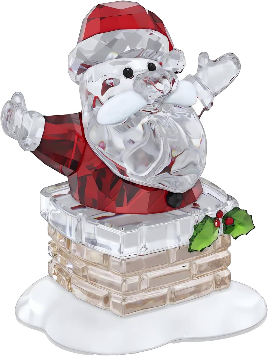 imageSwarovski Holiday Cheers Santa Claus and Chimney
