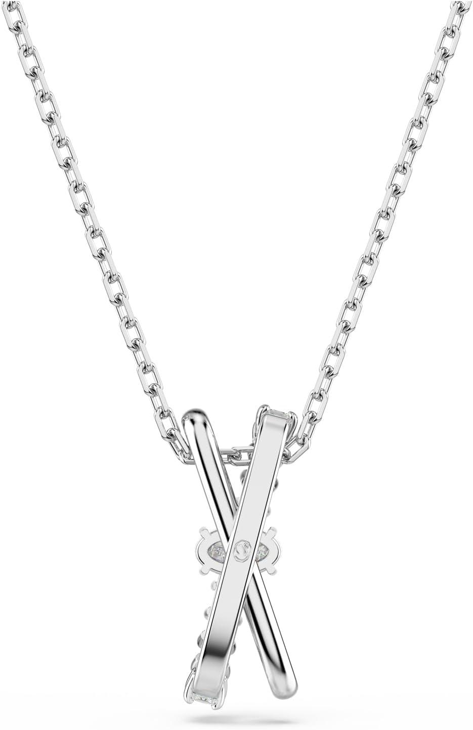 imageSwarovski Hyperbola Pendant Mixed Cuts Twist Clear Rhodium Finished