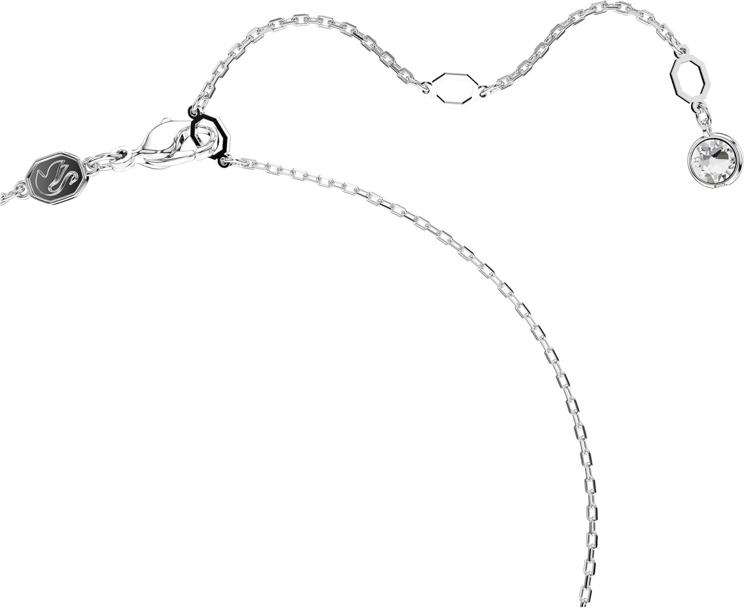 imageSwarovski Hyperbola Pendant Necklace CollectionHorizontal Infinity Rhodium finished