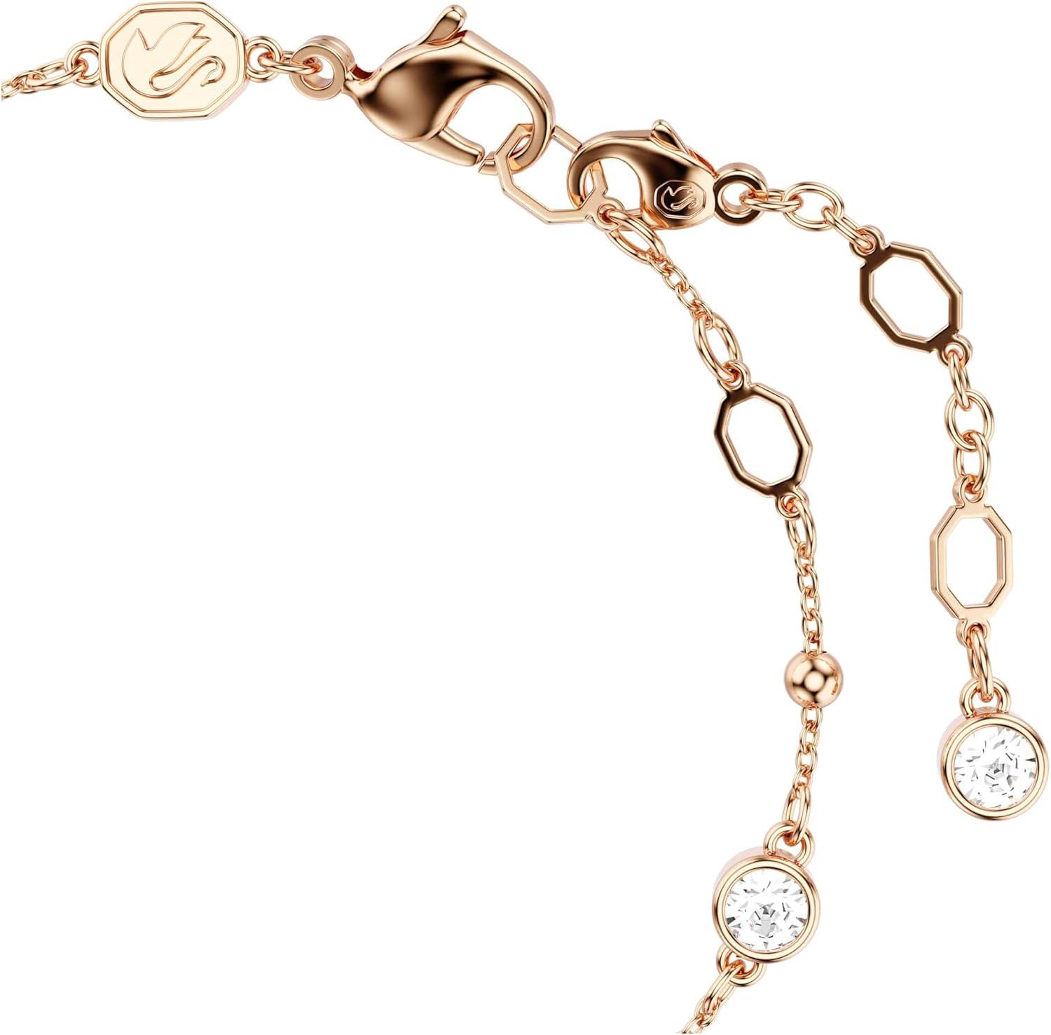 imageSwarovski Imber bracelet Round cut White Rose goldtone plated