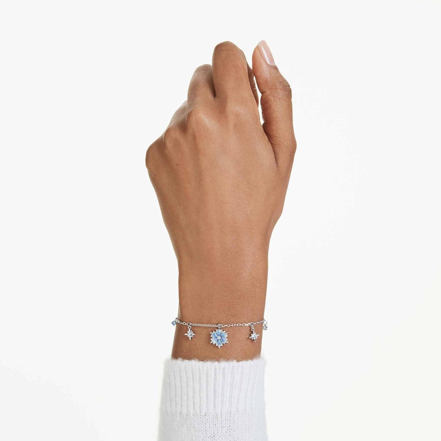 imageSwarovski Magic bracelet Snowflake Blue Rhodium finish