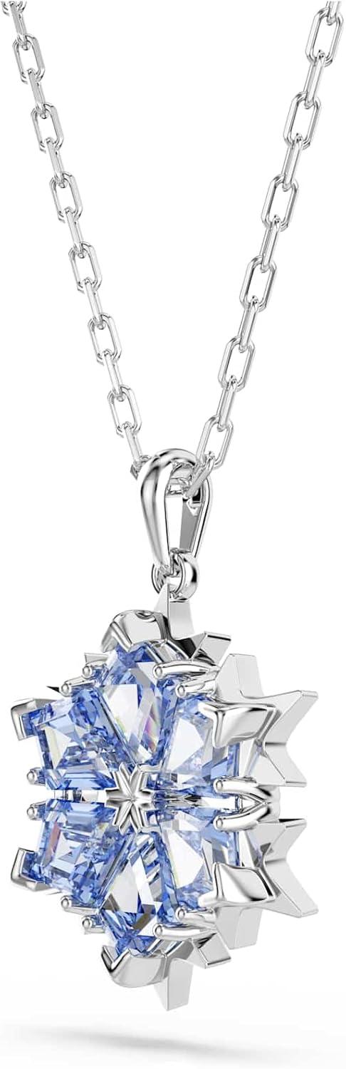 imageSwarovski Magic pendant Snowflake Blue Rhodium finish