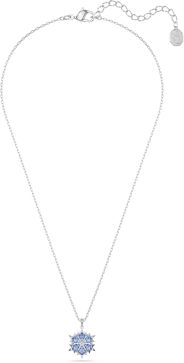 imageSwarovski Magic pendant Snowflake Blue Rhodium finish