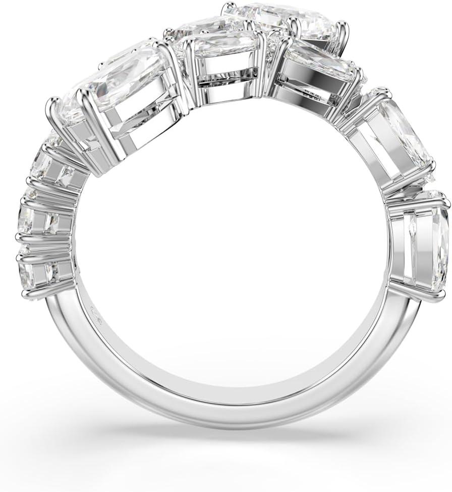 imageSwarovski Matrix Ring Mixed Cuts Clear Rhodium FinishEU 58 US 8