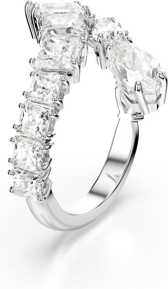imageSwarovski Matrix Ring Mixed Cuts Clear Rhodium FinishEU 58 US 8