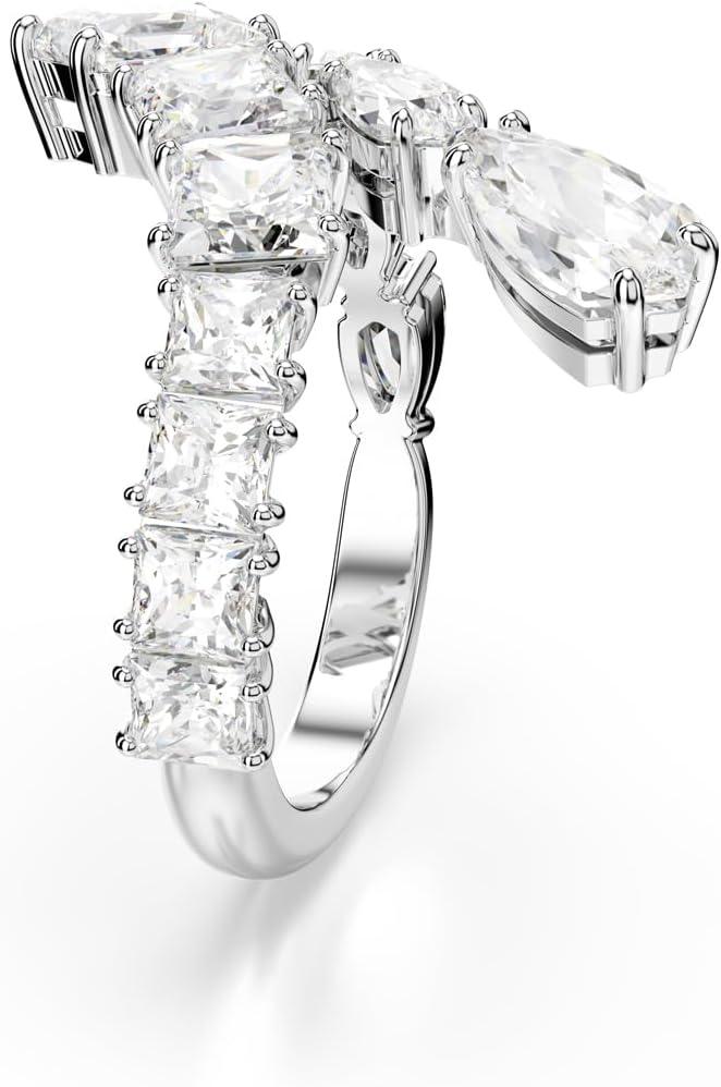 imageSwarovski Matrix Ring Mixed Cuts Clear Rhodium FinishEU 58 US 8