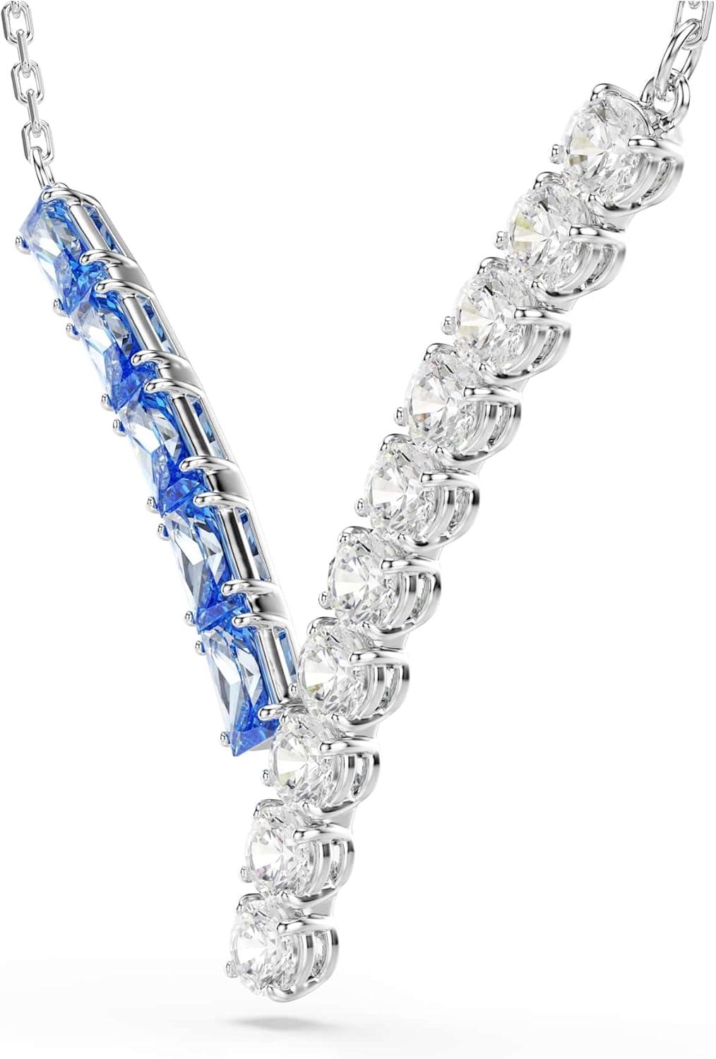 imageSwarovski Matrix pendant Mixed cuts Blue Rhodium plated