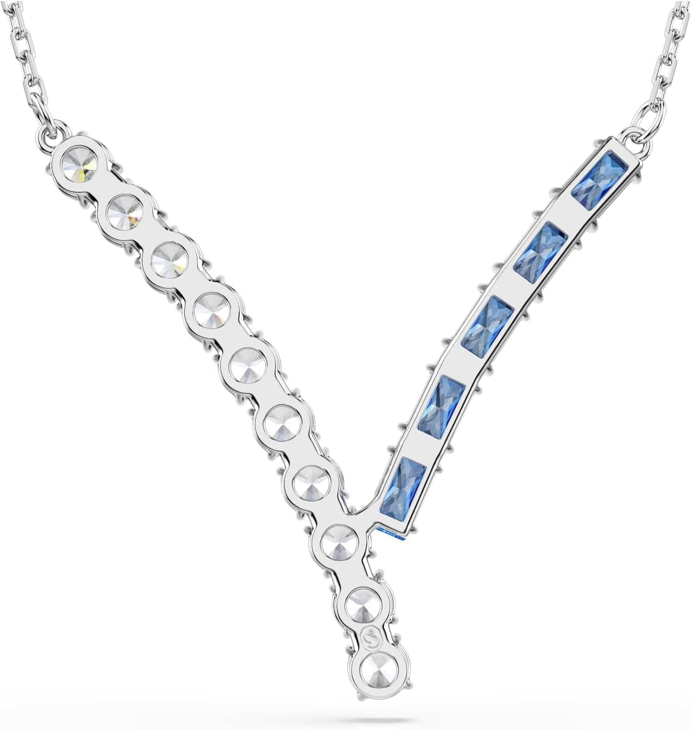 imageSwarovski Matrix pendant Mixed cuts Blue Rhodium plated