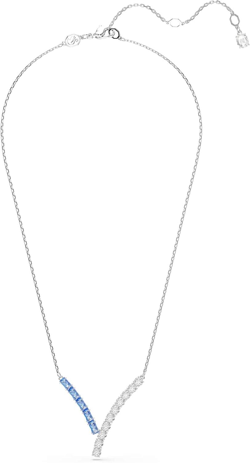 imageSwarovski Matrix pendant Mixed cuts Blue Rhodium plated