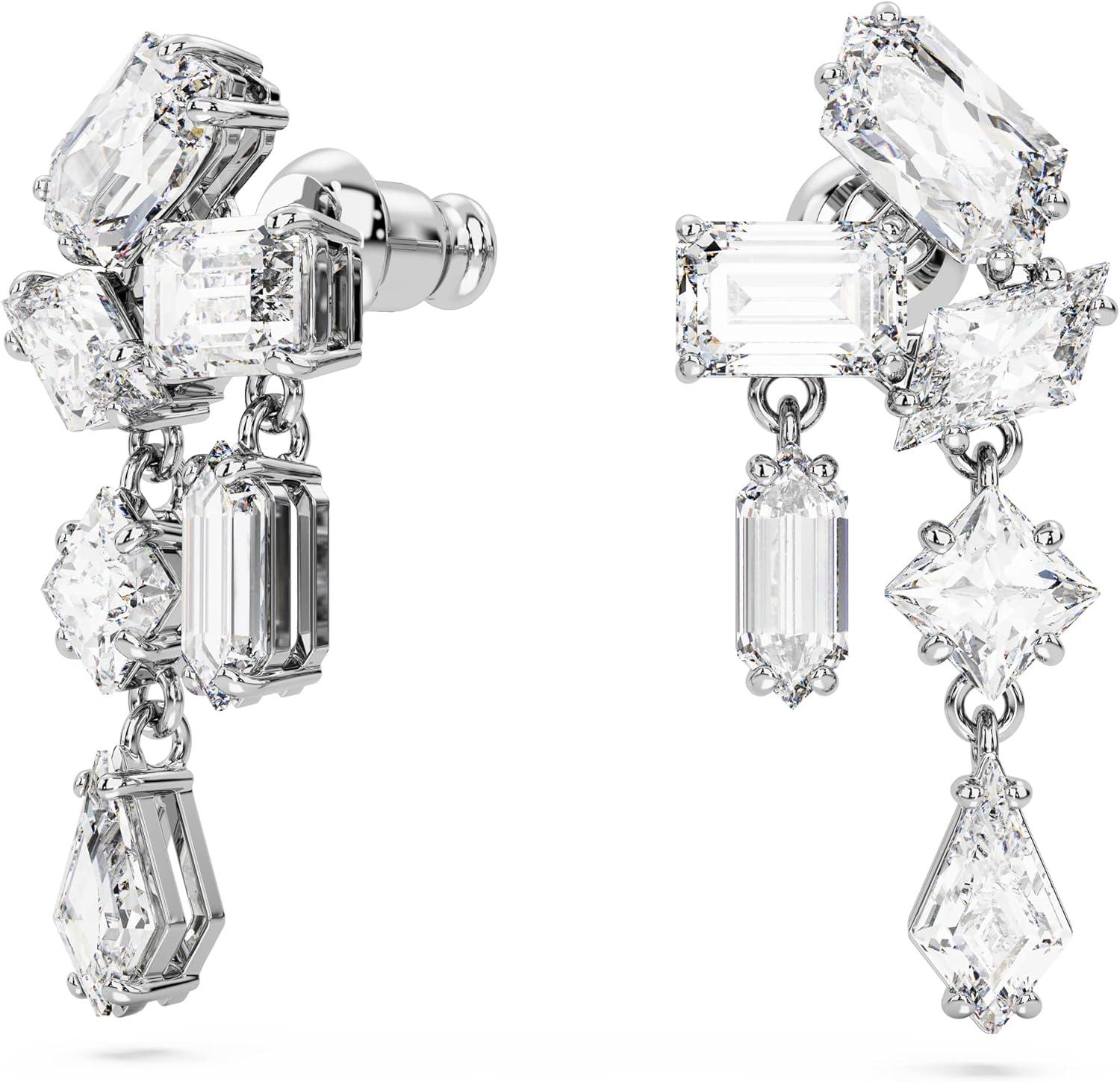 imageSwarovski Mesmera Crystal Jewelry CollectionShort Drop Earrings
