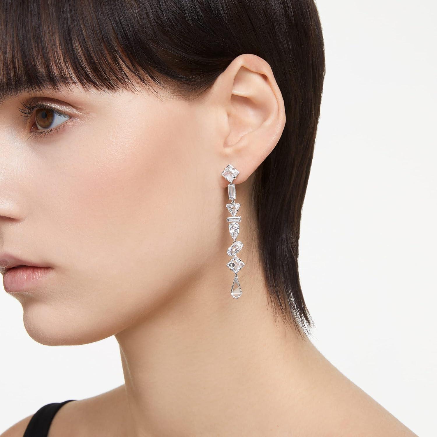 imageSwarovski Mesmera drop earringsClear Long Drop Earrings