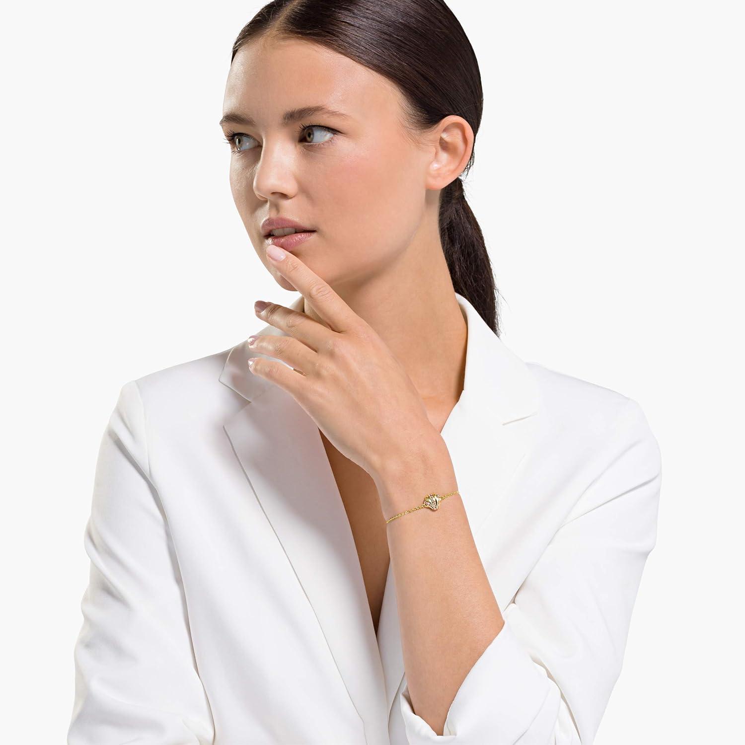 imageSwarovski Ocean Adventure and Shell Necklace Earrings and Bracelet Crystal Jewelry Collection Amazon ExclusiveShell Bracelet