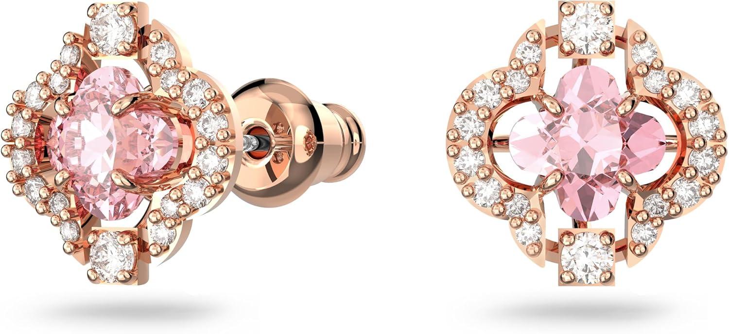 imageSwarovski Sparking Dance Crystal Necklace and Earring Set Jewelry CollectionPink Jewelry Set