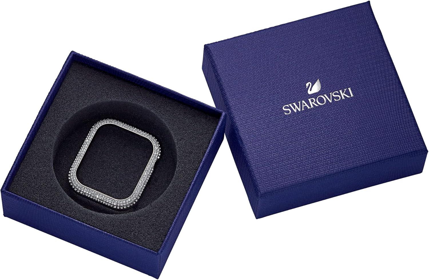 imageSwarovski Sparkling Smartwatch Case compatible with Apple Watch Series 4 and 5 40mm Silver ToneSilver tone