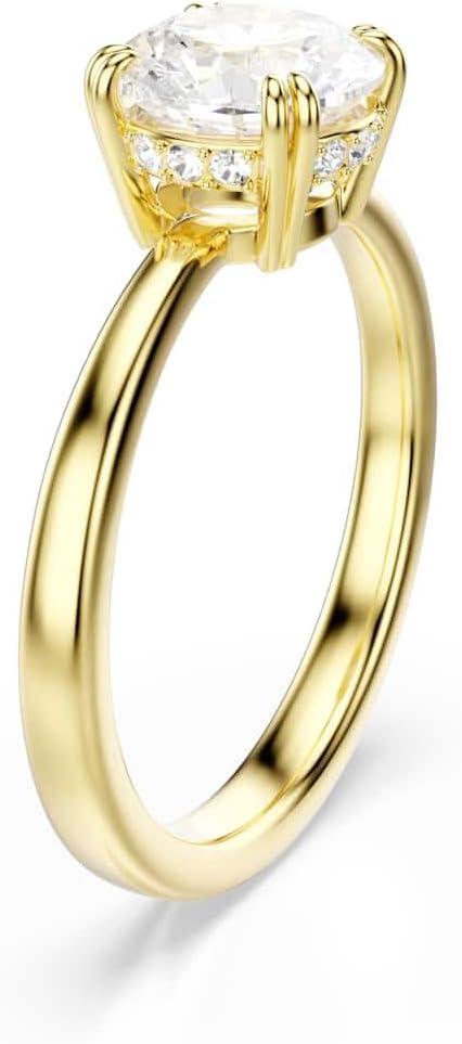 imageSwarovski Stilla Attract cocktail ring Round cut White Goldtone plated