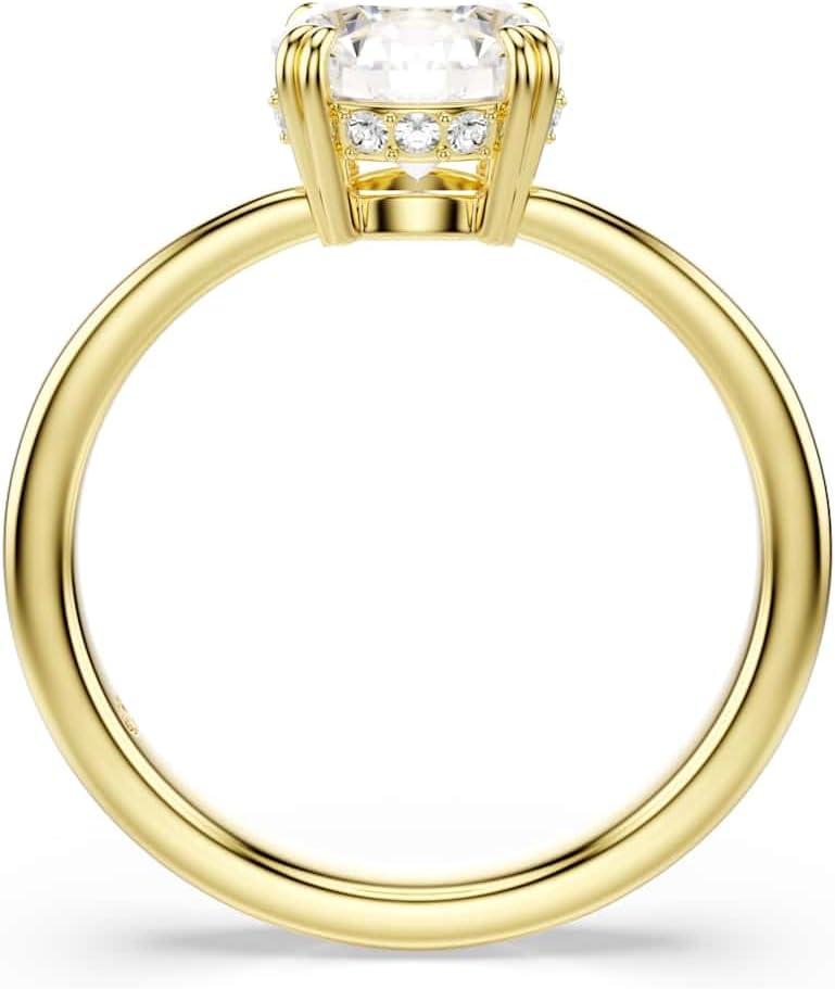 imageSwarovski Stilla Attract cocktail ring Round cut White Goldtone plated