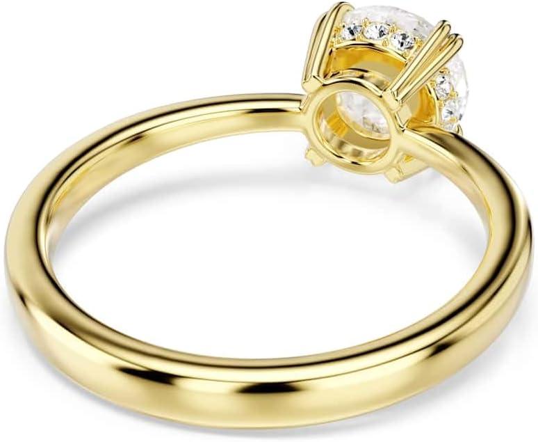 imageSwarovski Stilla Attract cocktail ring Round cut White Goldtone plated