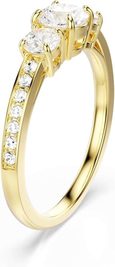 imageSwarovski Stilla Attract ring Round cut White Goldtone plated