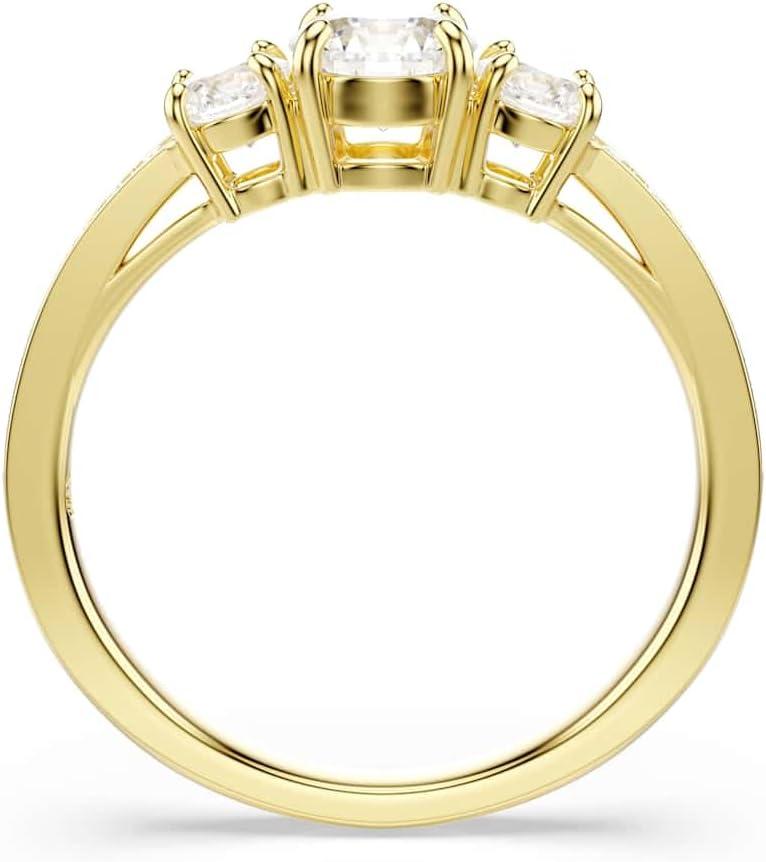 imageSwarovski Stilla Attract ring Round cut White Goldtone plated