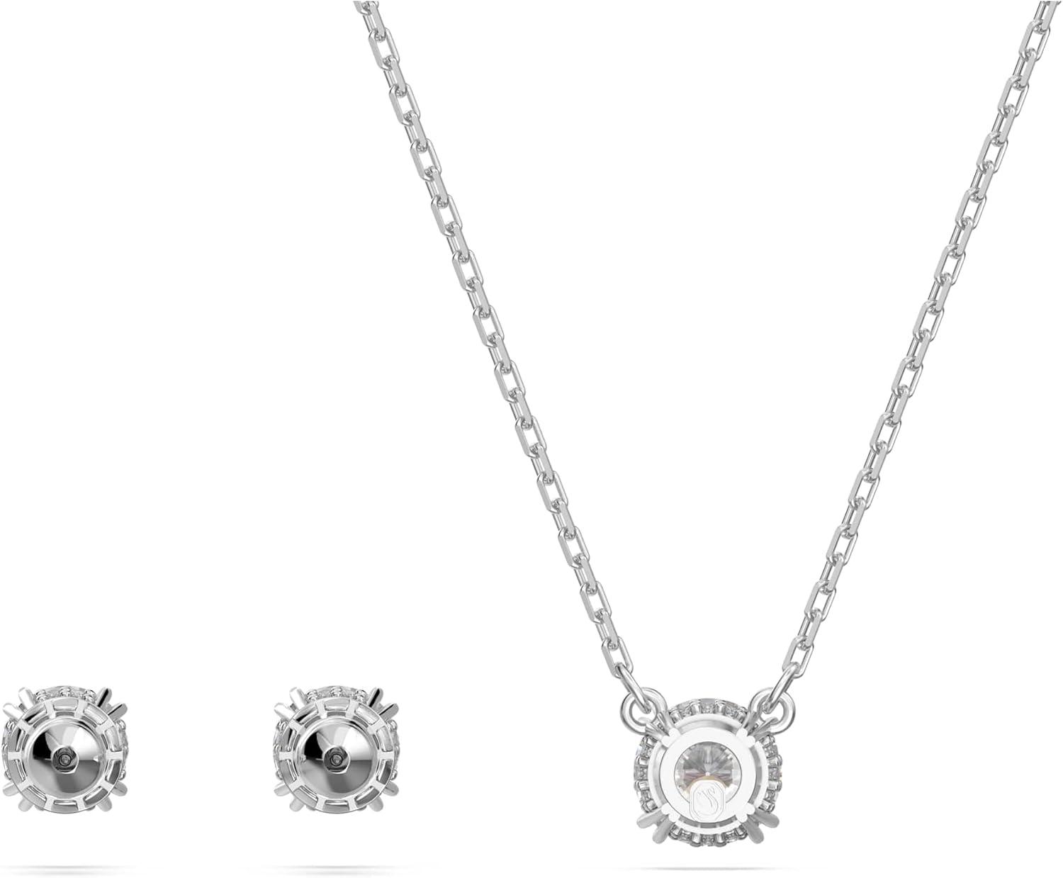 imageSwarovski Stilla Jewelry Set Clear Crystals Rhodium Finish