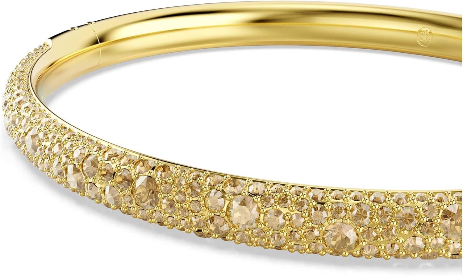 imageSwarovski Sublima bangle Snow pav White Goldtone plated