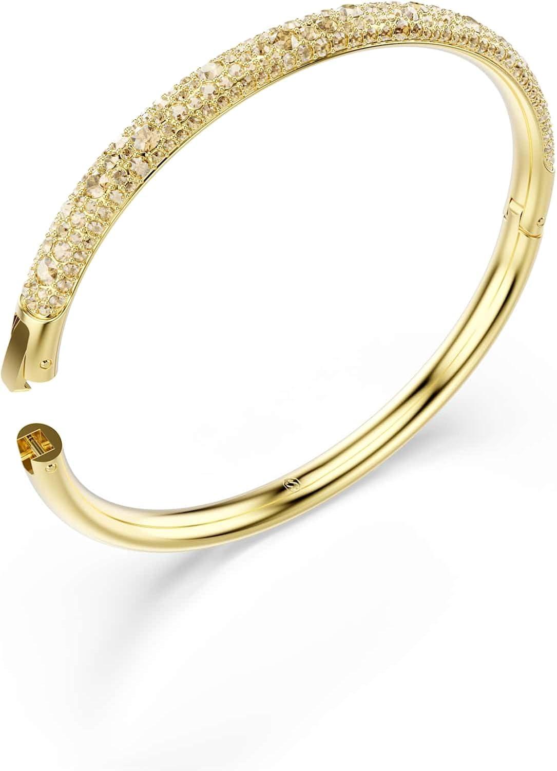 imageSwarovski Sublima bangle Snow pav White Goldtone plated
