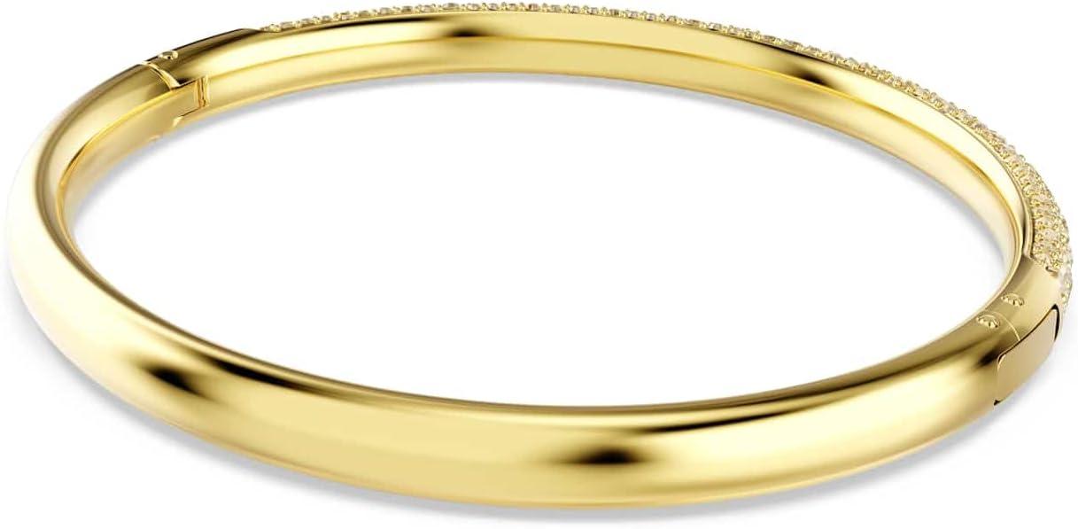 imageSwarovski Sublima bangle Snow pav White Goldtone plated