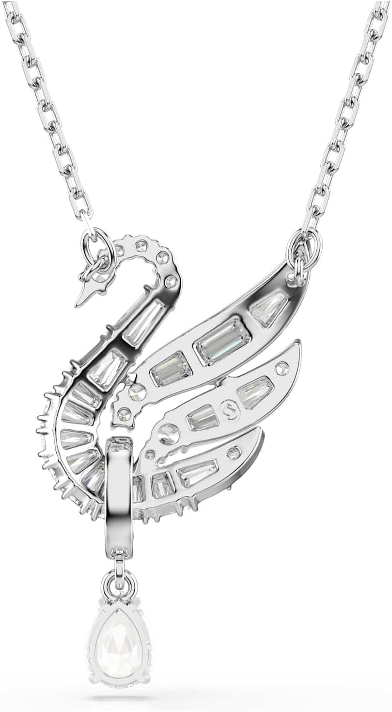 imageSwarovski Swan pendant Swan White Rhodium finish