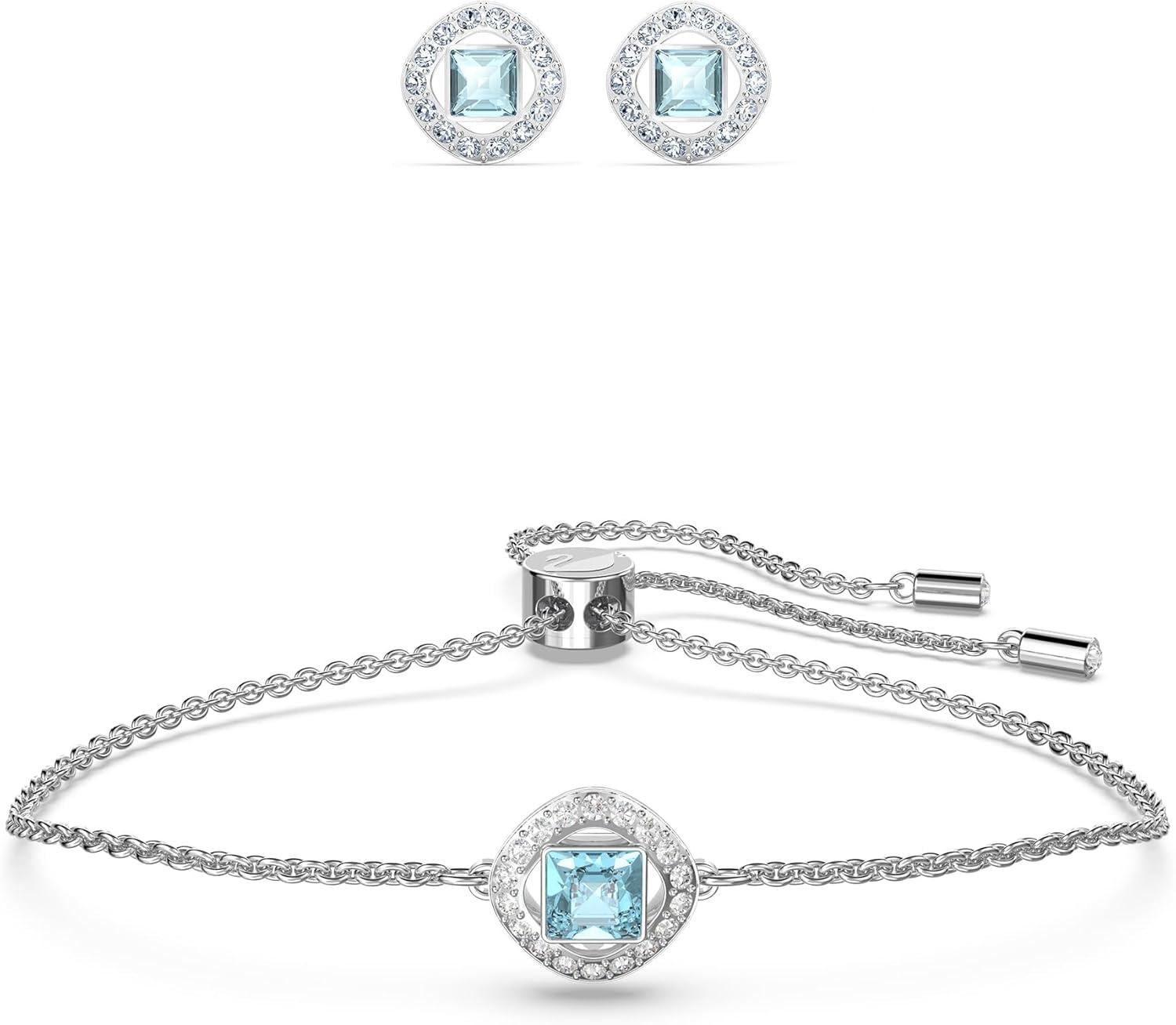 imageSwarovski Una Angelic Bracelet Collection with Cushion Cut CrystalsAqua