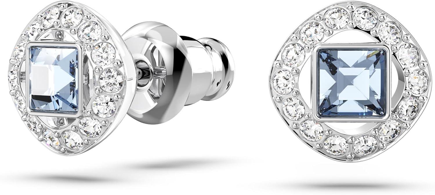 imageSwarovski Una Angelic Crystal Stud Earrings CollectionDark Blue