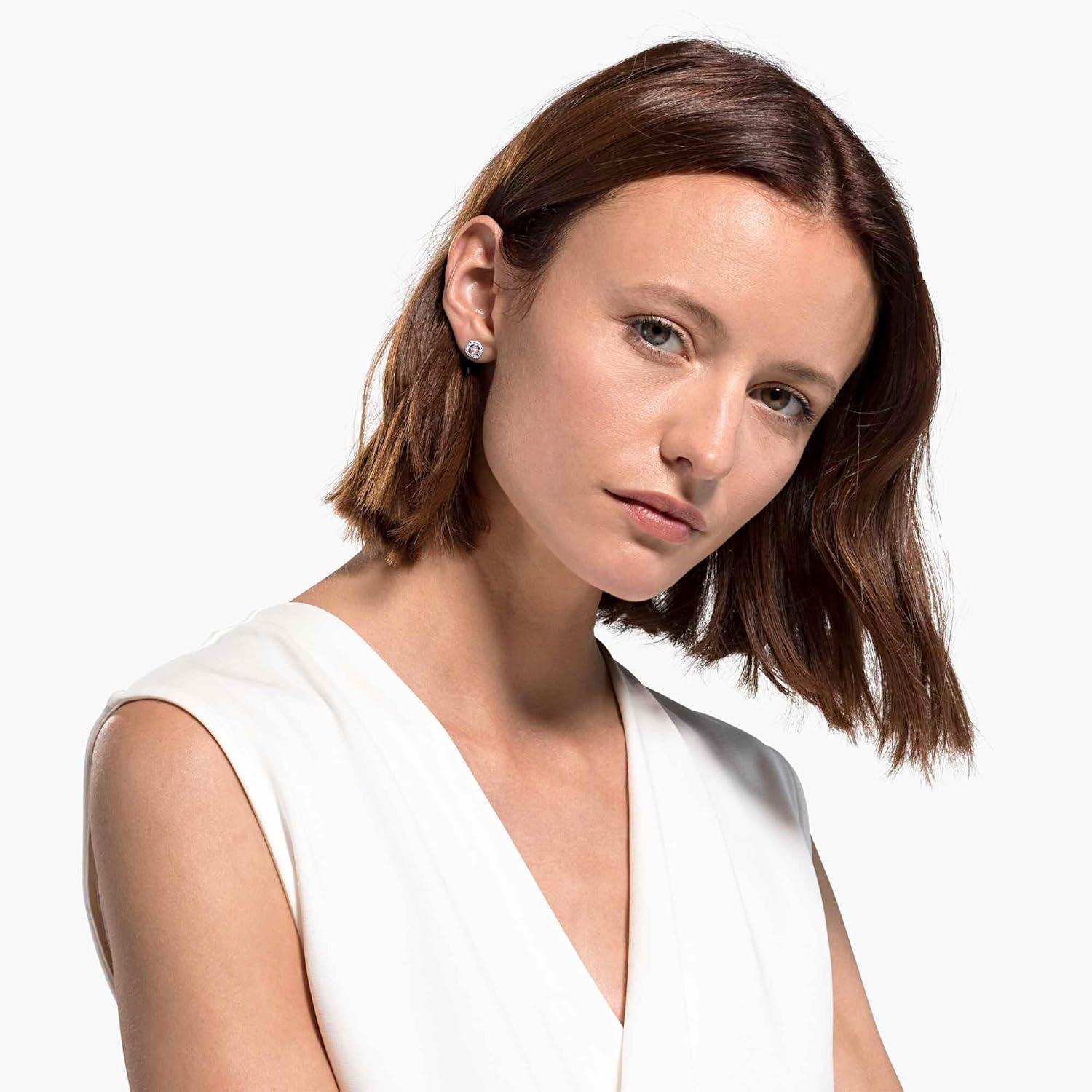 imageSwarovski Una Angelic Crystal Stud Earrings CollectionPink