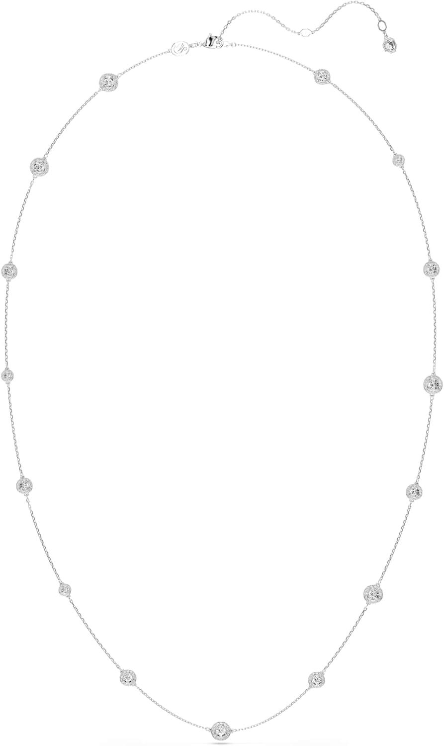 imageSwarovski Una Angelic strandage Round cut White Rhodium finish