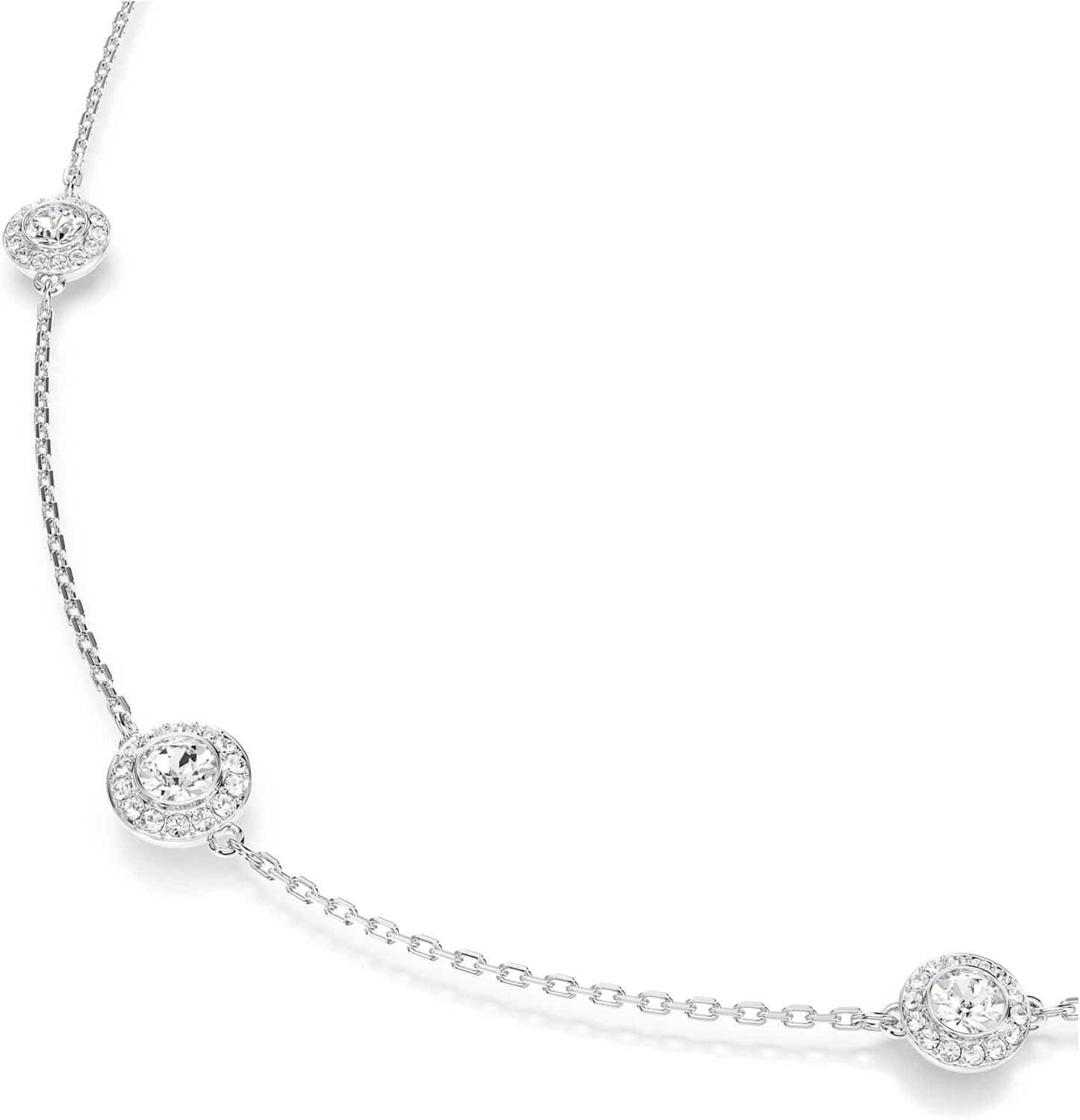 imageSwarovski Una Angelic strandage Round cut White Rhodium finish