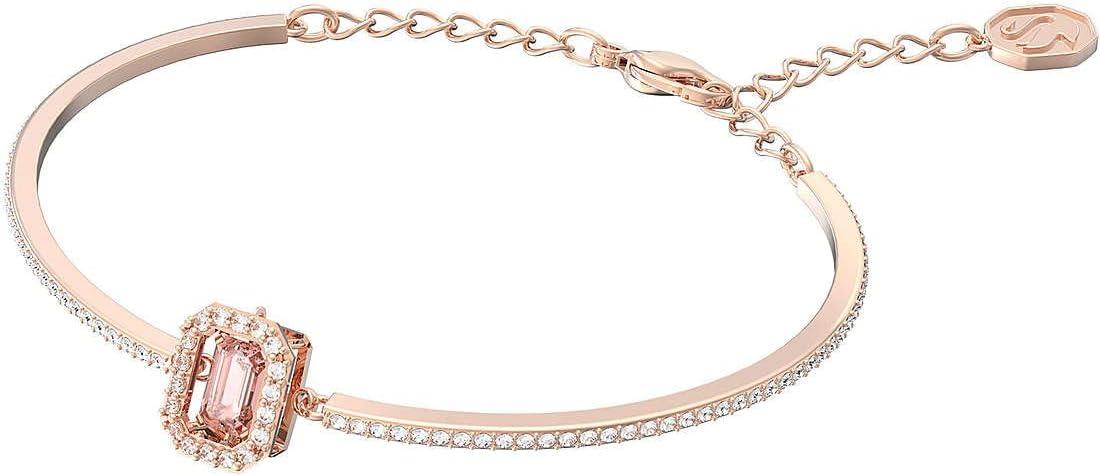 imageSwarovski Una Bangle Rose Gold Tone Finish
