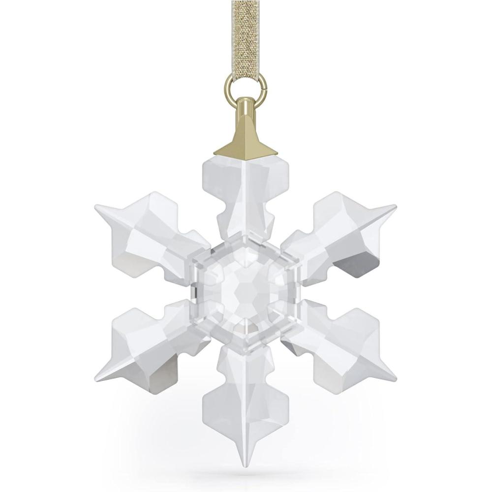 imageSWAROVSKI Christmas Ornament 2021 Annual Edition Little Star Small Clear Crystal2022 Little Snowflake