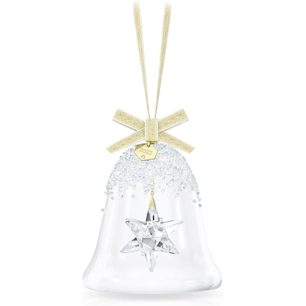 imageSwarovski Annual Edition Christmas Bell 2022 Ornament White Crystals Part of The Annual Edition Collection2022 Bell  Star
