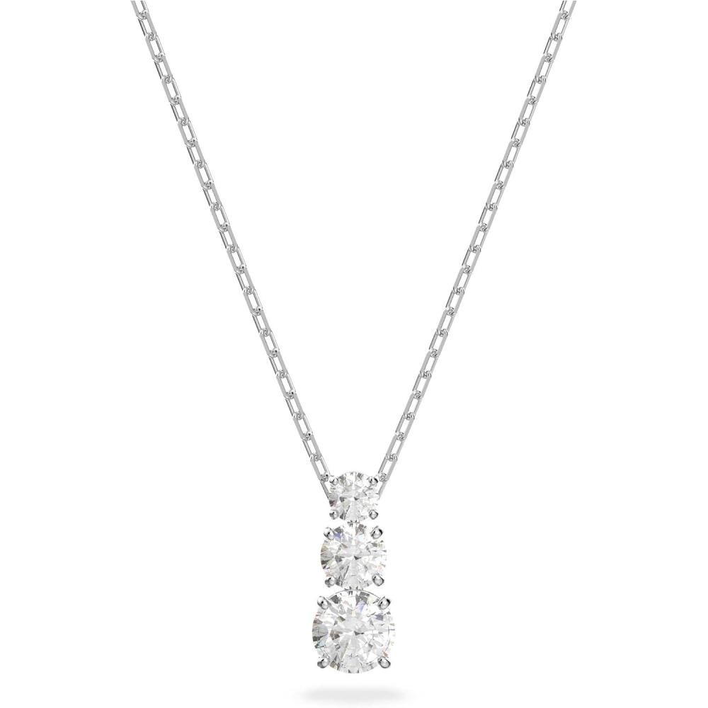 imageSwarovski Attract Trilogy Crystal Necklace and Earrings Jewelry CollectionPendant Necklace