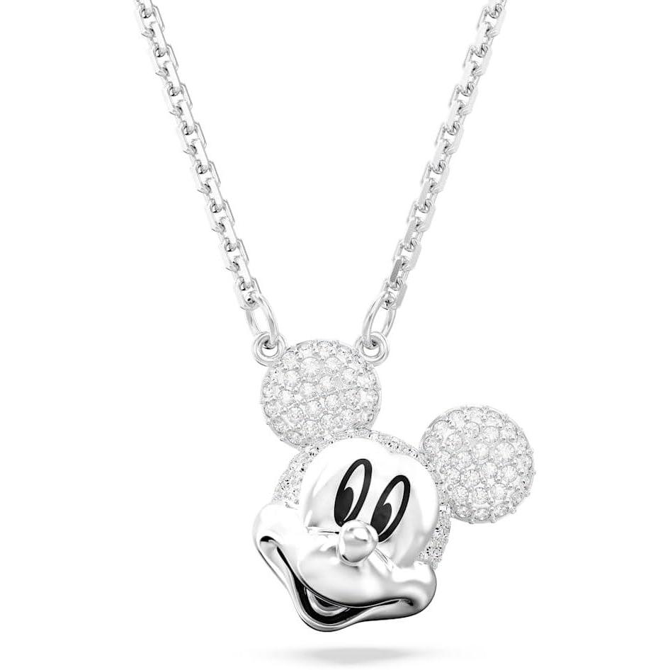 imageSwarovski Disney Mickey Mouse pendant White Rhodium FinishedClear Crystal