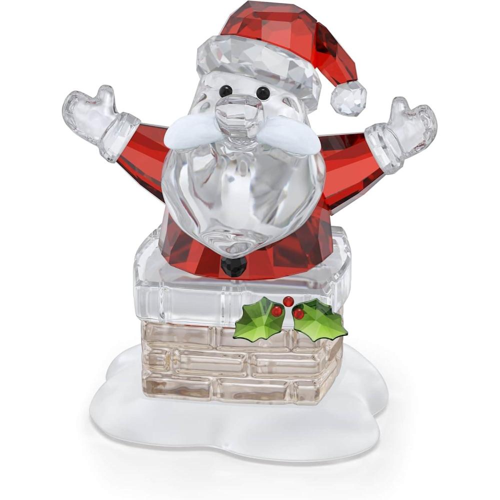 imageSwarovski Holiday Cheers Santa Claus and Chimney
