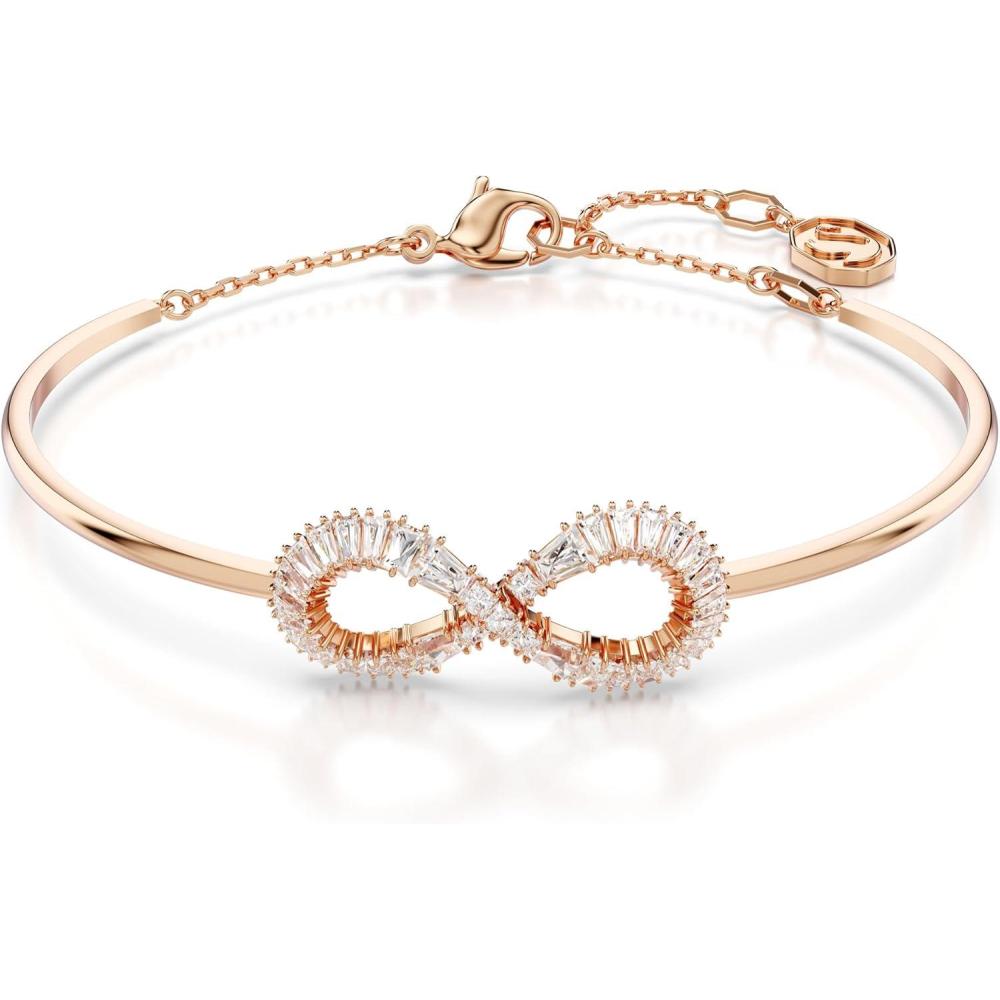 imageSwarovski Hyperbola Bangle Collection with Infinity MotifRose Gold