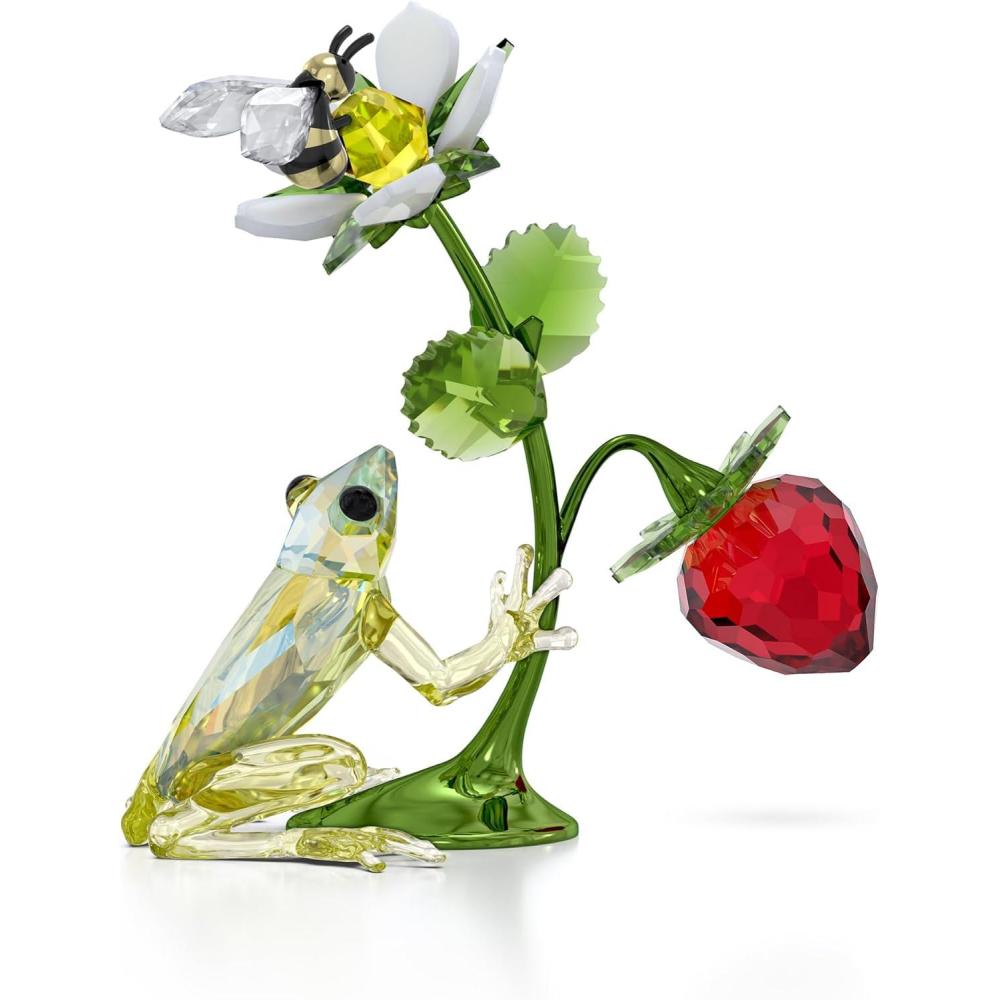 imageSwarovski Idyllia Butterfly and FlowersBee  Frog  Strawberry