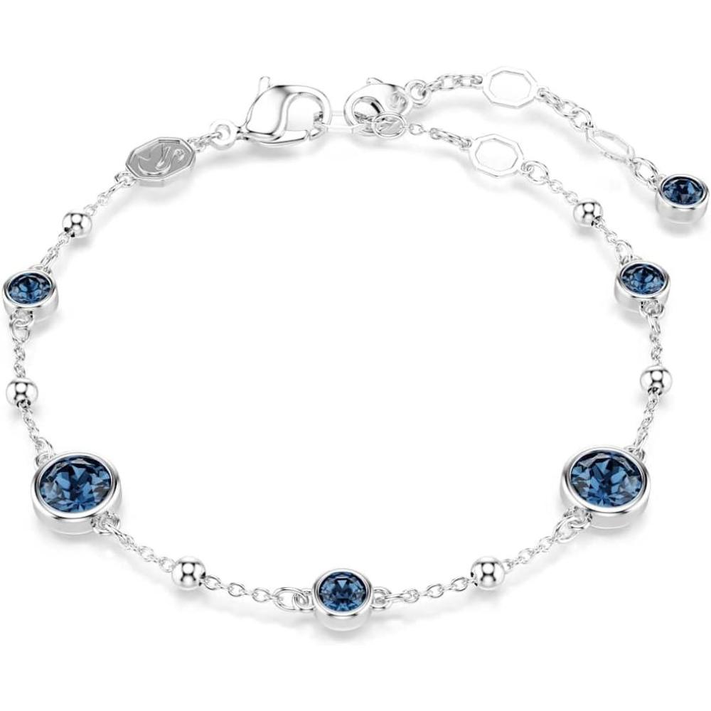 imageSwarovski Imber bracelet Round cut Blue Rhodium plated